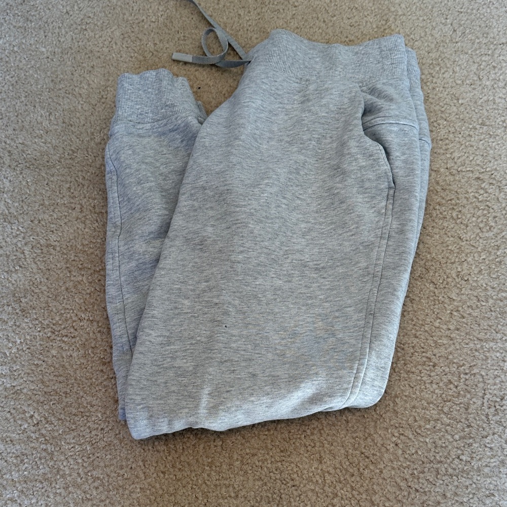 lululemon athletica Heather Gray Jogger Track Pants